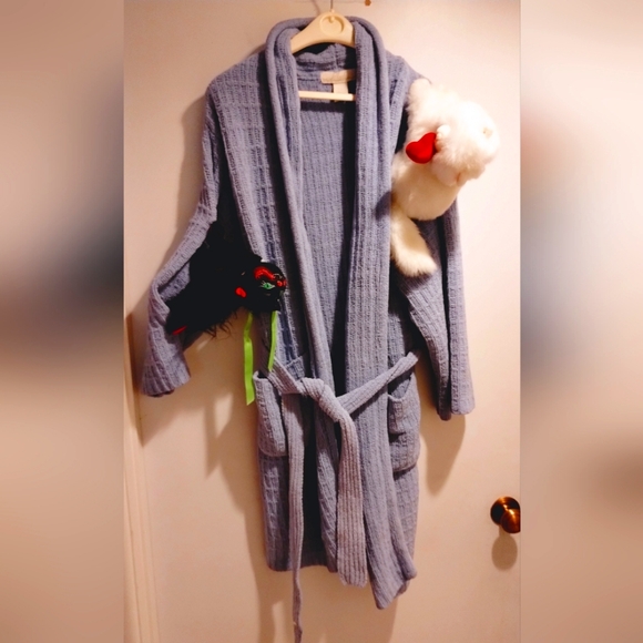 Women's Custom Crazy Cat Kitty Plushie Colorado Clothing Midi Robe. - Picture 1 of 8